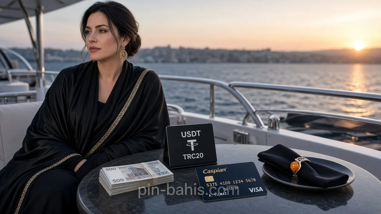 کیف پول و کارت روی قایق برای واریز پین باهیس
